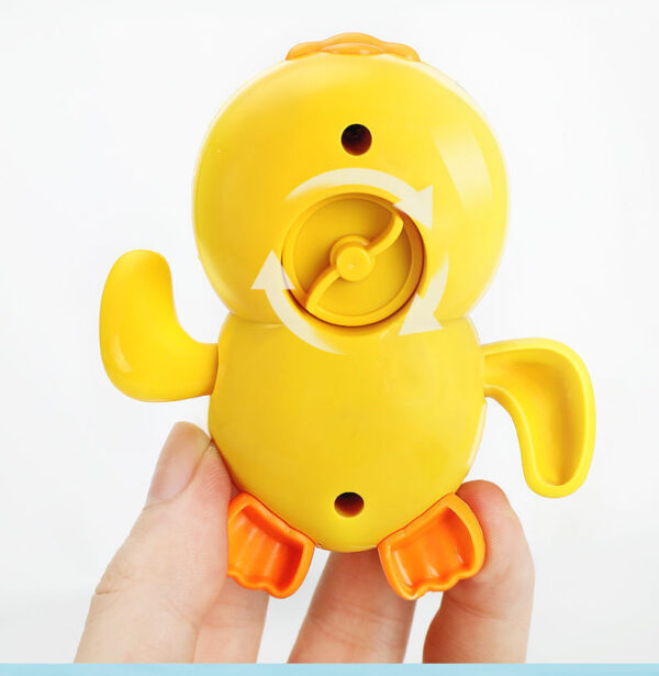 Baby Bath Toy Yellow Duck Clockwork swimming Toy Cartoon Children's Baby Turtle Play in the Water Chain Girl Boy Play in the Water -1pcs (Any Color) - Image 8