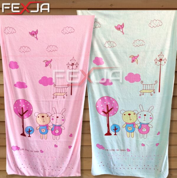 New Born BABY Towel CN 53*28inch -1pcs (Any Color) - Image 13