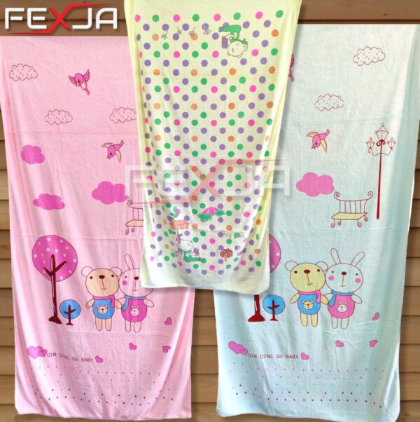 New Born BABY Towel CN 53*28inch -1pcs (Any Color) - Image 12