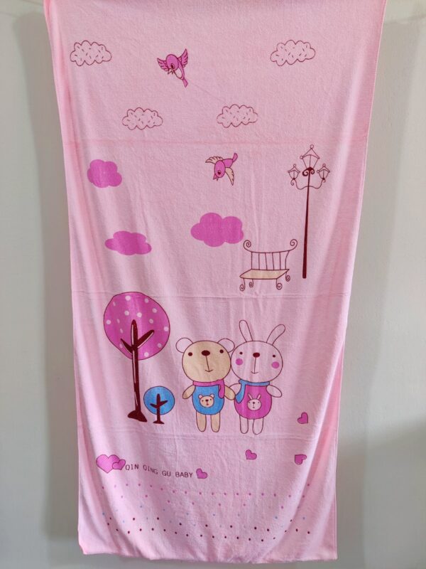 New Born BABY Towel CN 53*28inch -1pcs (Any Color) - Image 7