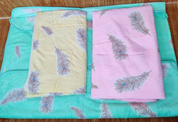New Born Baby Ultra Soft & Comfortable Towel Small 56*27 inc CN-1pcs (Any Color) - Image 19