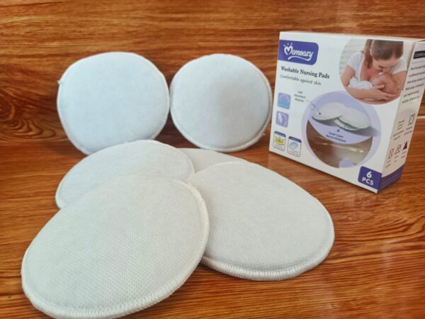 Momeasy Woman Washable BreastPad -6pc -1pac - Image 3