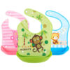 Children's waterproof three dimensional detachable eating bib for food, with pocket Baby Dining Bib -1pcs (Any Color) - Image 6
