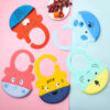 Silicone Baby Bibs with Food Catcher -1pcs (Any Color) - Image 6
