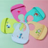 Silicone Baby Bibs with Food Catcher -1pcs (Any Color) - Image 4