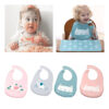 Silicone Baby Bibs with Food Catcher -1pcs (Any Color) - Image 21
