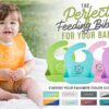 Silicone Baby Bibs with Food Catcher -1pcs (Any Color) - Image 15