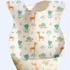 non-woven cloth Baby Neck Bib CN Cartoon children's eating bib, with pocket, anti-dirty -1pcs (Any Color) - Image 5