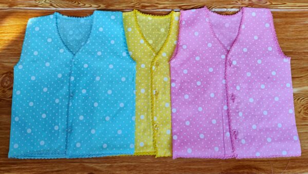 2pcs New Born Baby cotton nima (0 - 6 mnths) (Any Color) - Image 4