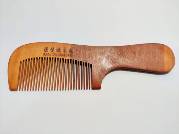 Wooden Hair Combs Handle Shape -1pcs  (Any Color) - Image 9