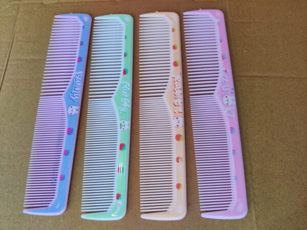 Regular Hair Comb -2pcs  (Any Color)