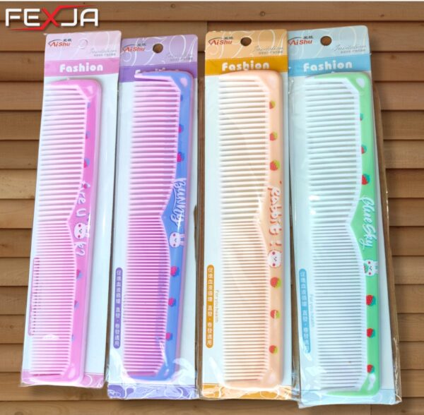 Regular Hair Comb -2pcs  (Any Color) - Image 4