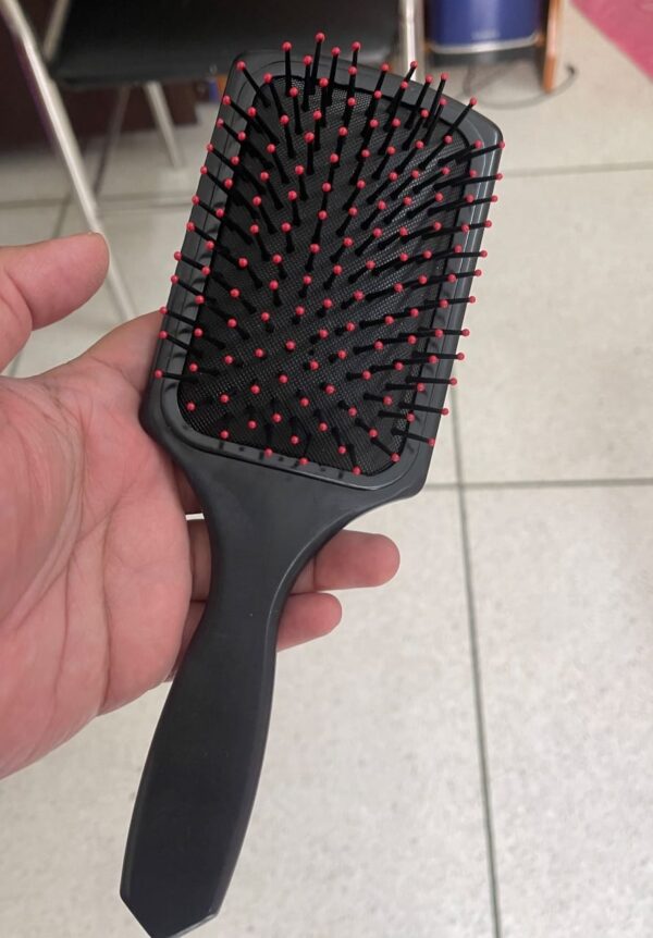 Fashion Paddle Cushion Hair Comb -1pcs  (Any Color) - Image 4