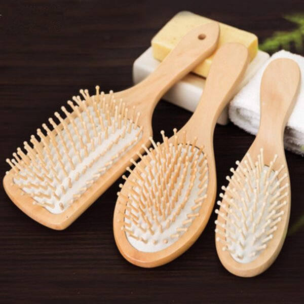 Fashion Paddle Cushion  Wooden Hair Brush/Comb -1pcs  (Any Color) - Image 6