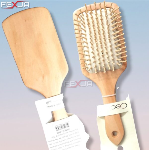 Fashion Paddle Cushion  Wooden Hair Brush/Comb -1pcs  (Any Color) - Image 10