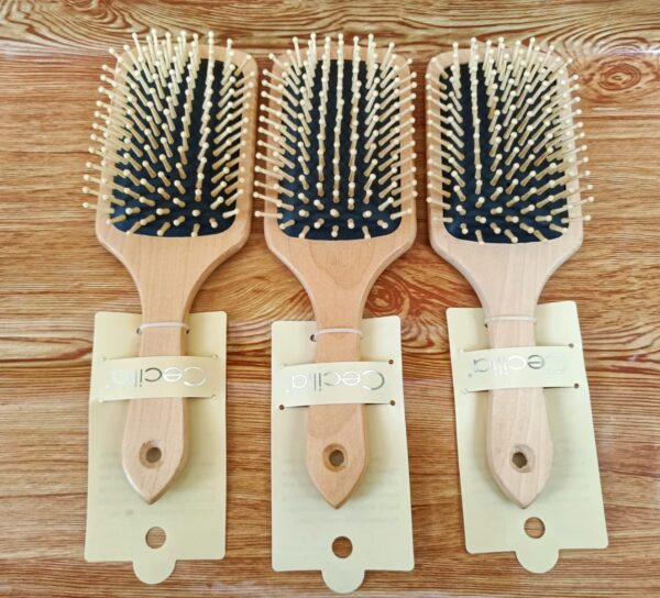 Fashion Paddle Cushion  Wooden Hair Brush/Comb -1pcs  (Any Color) - Image 7