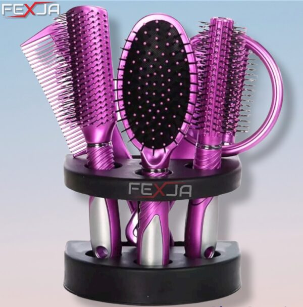 Hair Brushes & Combs -1set  (Any Color) - Image 6
