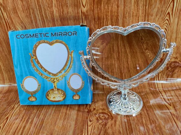 Cosmetic Mirror Two side view gold or silver color CN -1pcs (Any Color) - Image 2
