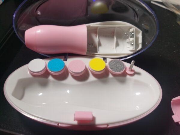Baby Electric Nail Scissors Manicure Kits &  Accessories-1set (Any Color) - Image 15