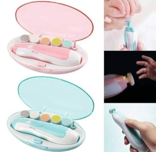 Baby Electric Nail Scissors Manicure Kits &  Accessories-1set (Any Color) - Image 20