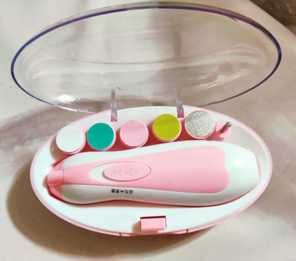 Baby Electric Nail Scissors Manicure Kits &  Accessories-1set (Any Color) - Image 5