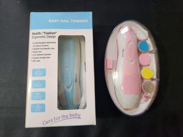 Baby Electric Nail Scissors Manicure Kits &  Accessories-1set (Any Color) - Image 2