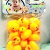 8pcs-Mini Floating Duck Bath Toys with Squeezing sound - Image 2