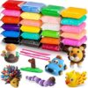 12pcs-1pac_Super Light Clay with 3 Tools Air Drying Light Polymer Plasticine Modelling Handmade Educational Toy - Image 5