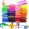 12pcs-1pac_Super Light Clay with 3 Tools Air Drying Light Polymer Plasticine Modelling Handmade Educational Toy - Image 2