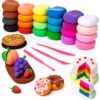 12pcs-1pac_Super Light Clay with 3 Tools Air Drying Light Polymer Plasticine Modelling Handmade Educational Toy - Image 3