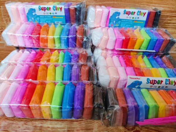 12pcs-1pac_Super Light Clay with 3 Tools Air Drying Light Polymer Plasticine Modelling Handmade Educational Toy - Image 9