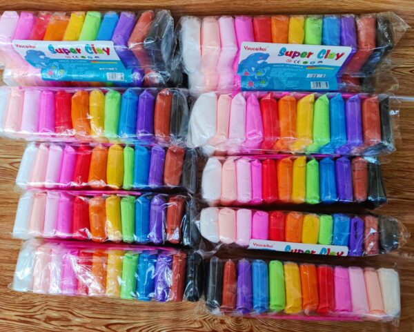 12pcs-1pac_Super Light Clay with 3 Tools Air Drying Light Polymer Plasticine Modelling Handmade Educational Toy - Image 10