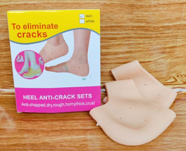 Silicone Heel Anti Crack Set for Men and Women (Free Size)  -1pair - Image 5