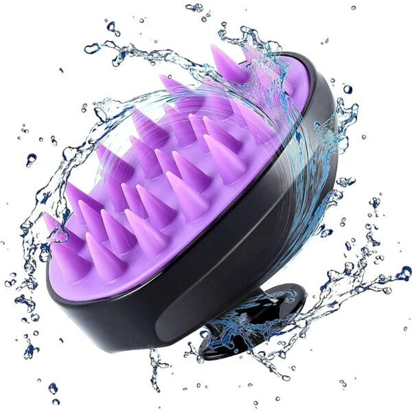 Silicone Shampoo Scalp Hair Massager Body Massage Brush Hair Shower Brush Comb Care Tool -1pcs  (Any Color)