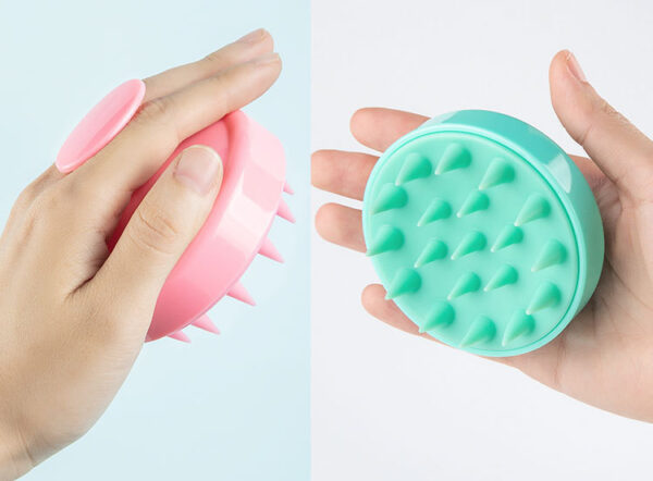 Silicone Shampoo Scalp Hair Massager Body Massage Brush Hair Shower Brush Comb Care Tool -1pcs  (Any Color) - Image 13