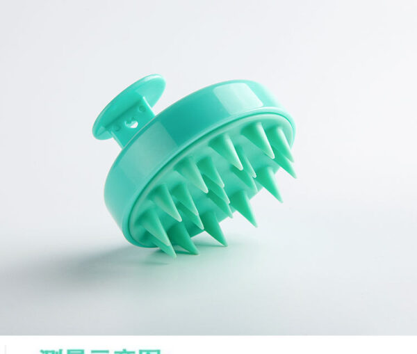 Silicone Shampoo Scalp Hair Massager Body Massage Brush Hair Shower Brush Comb Care Tool -1pcs  (Any Color) - Image 14