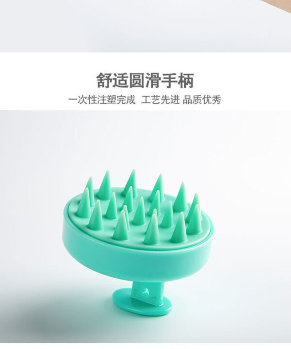 Silicone Shampoo Scalp Hair Massager Body Massage Brush Hair Shower Brush Comb Care Tool -1pcs  (Any Color) - Image 15