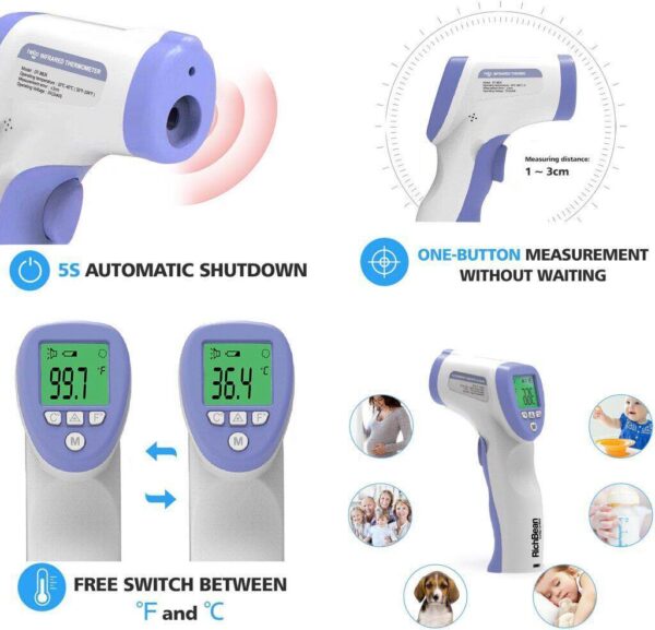 Digital Infrared Thermometer  infrared sensor -1pcs - Image 6