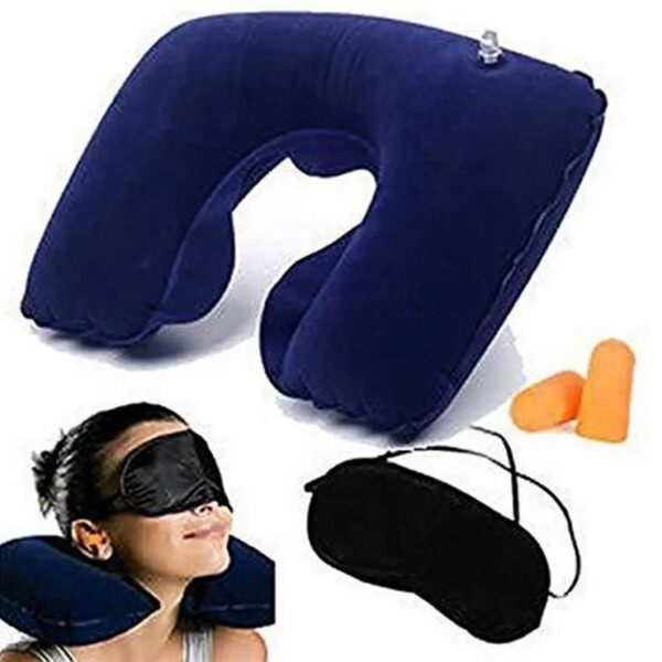 Travel pillow Sleeping Eye Care set (Any Color)