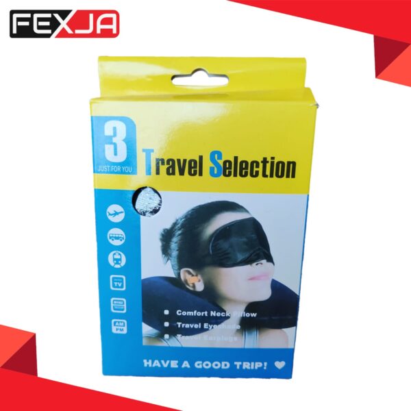 Travel pillow Sleeping Eye Care set (Any Color) - Image 2