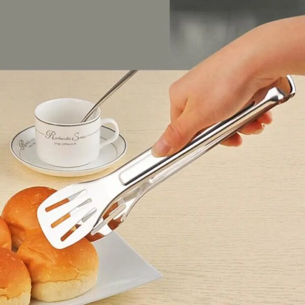 Stainless Steel Food Tongs Kitchen Tongs -1pcs - Image 4
