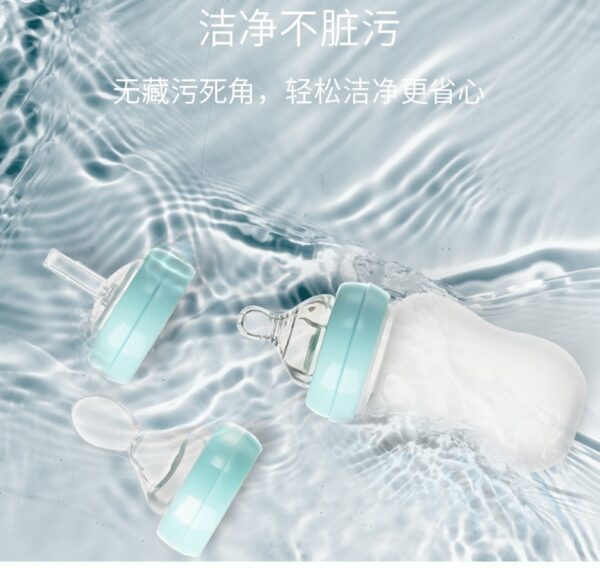 Full Silicone 3in1 180ml Spoon feeder / Mom pot / Milk feeder Khisuri/rice vanguard squeezed spoons -1pcs (Any Color) - Image 2