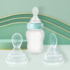 Wide-Neck 5cm mouth baby bottle rice cereal spoon head Silicone Spoon Nipple CN -1pcs - Image 6
