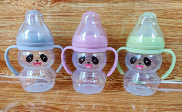 MiniTree Wide-/Neck Feeding Bottle With Handle 210ml -1pcs (Any Color) - Image 4