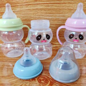MiniTree Wide-/Neck Feeding Bottle With Handle 210ml -1pcs (Any Color)