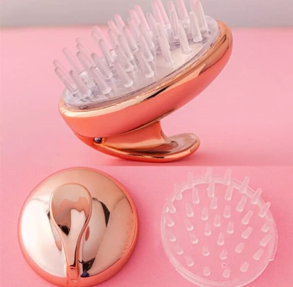 Silicone Shampoo Scalp Hair Massager Shampoo Massage Comb Bath Massage Brush Scalp Massager Hair Shower Brush Comb Care Tool -1pcs  (Any Color) - Image 3