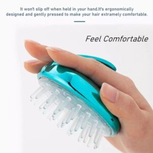 Silicone Shampoo Scalp Hair Massager Shampoo Massage Comb Bath Massage Brush Scalp Massager Hair Shower Brush Comb Care Tool -1pcs  (Any Color)