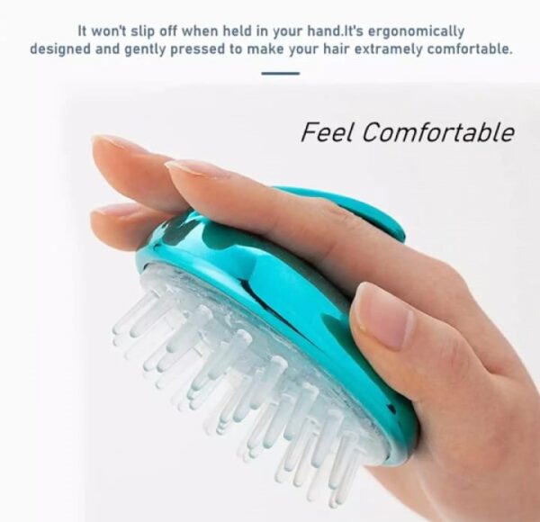 Silicone Shampoo Scalp Hair Massager Shampoo Massage Comb Bath Massage Brush Scalp Massager Hair Shower Brush Comb Care Tool -1pcs  (Any Color)