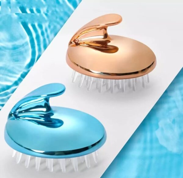 Silicone Shampoo Scalp Hair Massager Shampoo Massage Comb Bath Massage Brush Scalp Massager Hair Shower Brush Comb Care Tool -1pcs  (Any Color) - Image 2