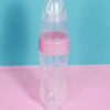 Full Silicone Spoon feeder 90ml rice vanguard squeezed spoons of rice vanguard bottle suction cup soft spoon head -1pcs - Image 7